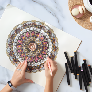 Mandalas para colorear con frases motivadoras